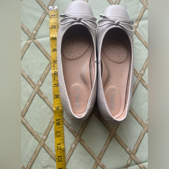 Geox Light Pink Leather Ballet Flats - Picture 7 of 8